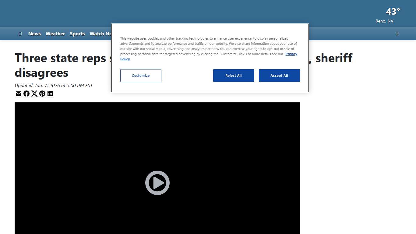 Three state reps say Butler County Jail is dangerous, sheriff disagrees